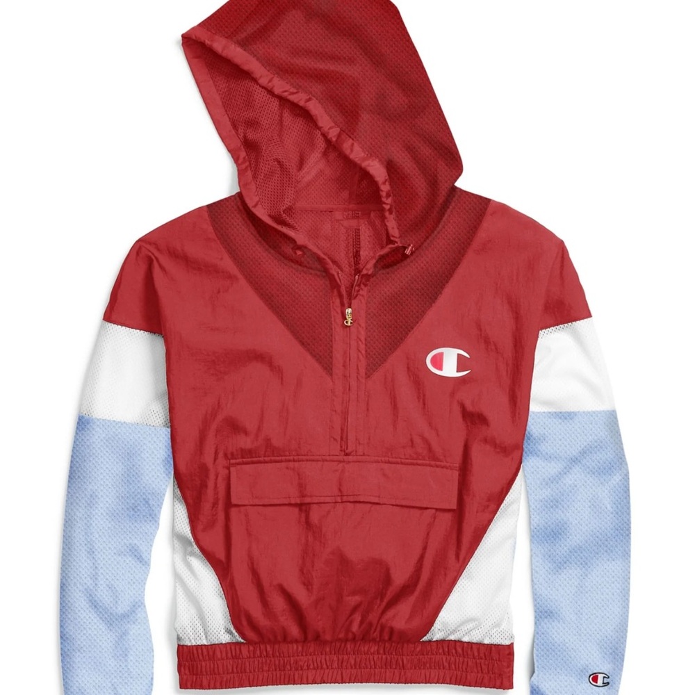 Champion Red, White, and Blue Hoodie